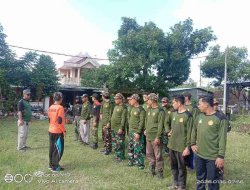 Perkuat Kesiapsiagaan dan Kepedulian Sosial, Banser Balen Gelar Latgab dan Bakti Sosial
