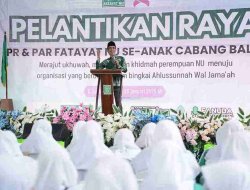 Fauzan Fuadi Hadiri Pelantikan Ranting Fatayat NU se PAC Balen, Tegaskan Komitmen Kawal Program Perempuan