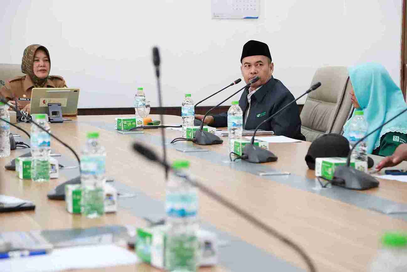 Rapat koordinasi BMT NU Ngasem Group bersama Pemkab Bojonegoro dalam rangka persiapan kunjungan Menteri Koperasi RI
