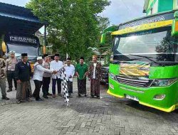 Bupati Bojonegoro Lepas Rombongan PCNU ke Malang, Kapolres Pesan Utamakan Keselamatan