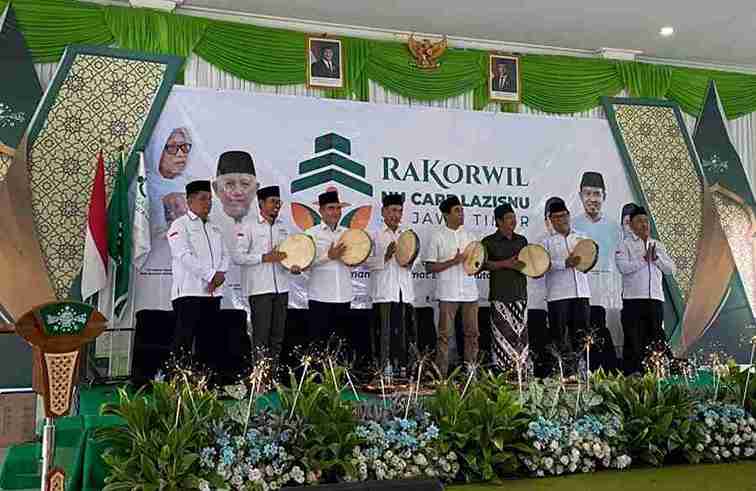 Pengurus LAZISNU se-Jawa Timur saat Rakorwil di Blitar membahas digitalisasi pengelolaan zakat