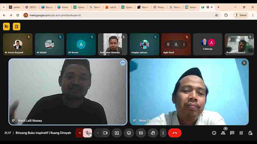 Diskusi ekologi PC ISNU Bojonegoro melalui Zoom Meeting pada 11 Februari 2026 membahas krisis pangan global dan diet berkelanjutan.