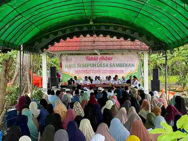 Tahlil Akbar Megengan Desa Samberan Kanor Bojonegoro menyambut Ramadhan 2026