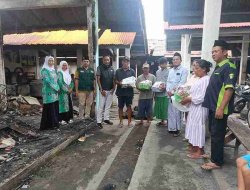 LAZISNU MWCNU Banyuwangi Bersinergi dengan Fatayat NU Salurkan Bantuan untuk Korban Kebakaran