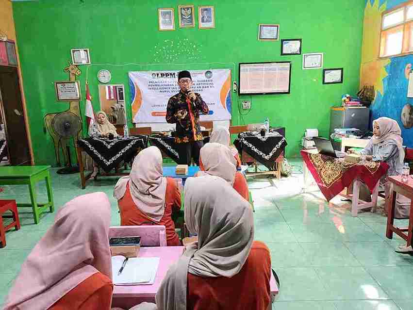 Pelatihan literasi digital koding dan AI untuk guru RA ICP Nurul Ulum Bojonegoro Title: Pelatihan Koding dan AI Guru RA ICP Nurul Ulum