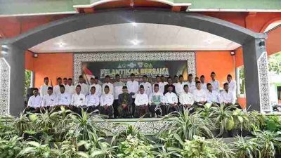 Pelantikan Bersama MWCNU dan Banom NU Kecamatan Temayang di SMA Islam Temayang 15 Februari 2026