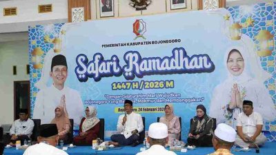 Gerakan Pangan Murah Sumberrejo Warnai Safari Ramadhan Pemkab Bojonegoro