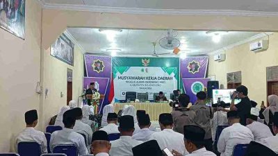 Suasana Muskerda MUI Kabupaten Bojonegoro 2026 di Aula Kantor MUI Jalan Trunojoyo Bojonegoro