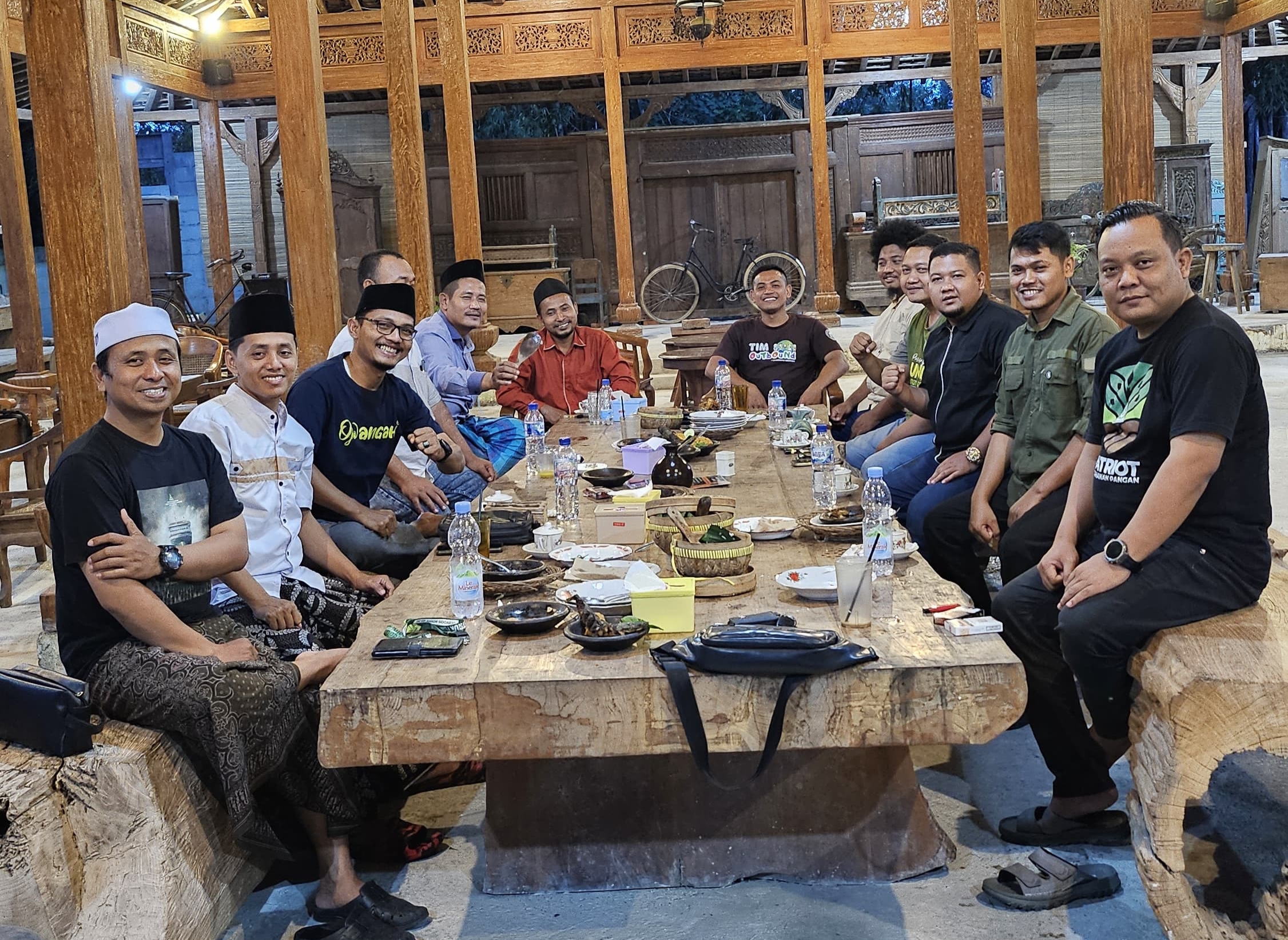 Suasana koordinasi Tim Kaderisasi PC GP Ansor Bojonegoro bersama PAC GP Ansor Ngasem
