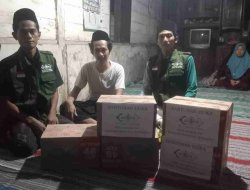 Lazisnu Ranting NU Mojoranu Berikan Santunan Duka untuk Keluarga Almarhum Munasir