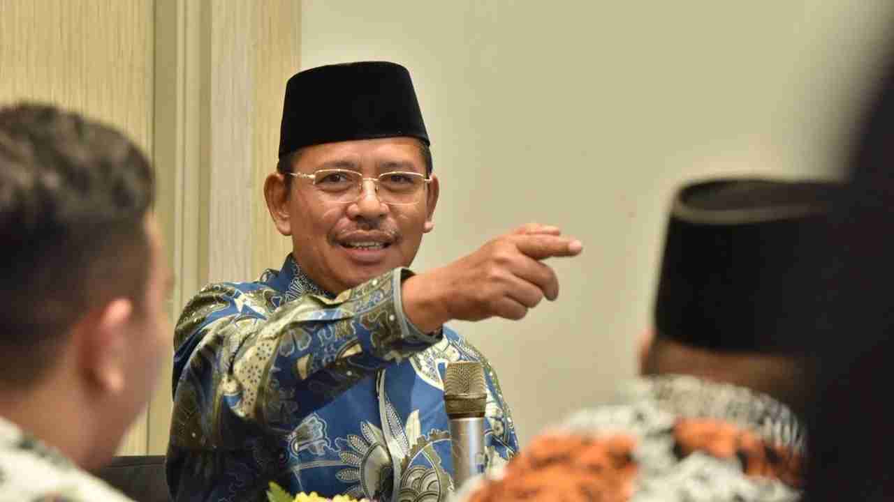 Amien Suyitno Dirjen Pendidikan Islam Kemenag menyampaikan pencairan TPG guru madrasah