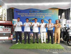 Dorong Energi Bersih, Bupati Bojonegoro Hadiri Peresmian Charging Station PLN