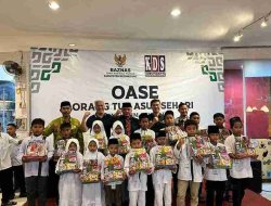 BAZNAS Bojonegoro Gandeng KDS Mal Gelar OASE, 50 Anak Yatim Terima Voucher Belanja