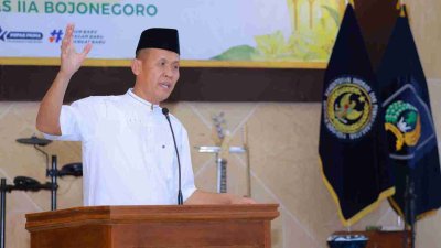 Kakanwil Ditjenpas Jatim Safari Ramadhan di Lapas Bojonegoro, Tekankan Sinergi dengan Insan Pers