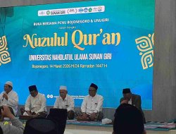 Peringati Nuzulul Qur’an, PCNU Bojonegoro dan Unugiri Ajak Warga NU Gemar Berbagi