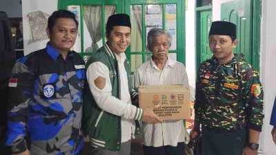Ansor dan GAMKI ziarah ke keluarga Riyanto di Mojokerto jelang Idul Fitri