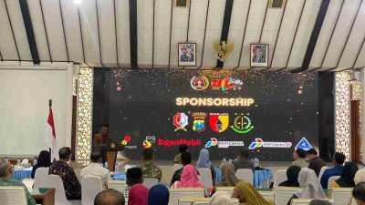 Resepsi dan Awarding Hari Pers Nasional (HPN) 2026 yang digelar PWI Bojonegoro di Ruang Angling Dharma