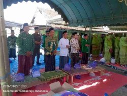 Banser Tambakrejo Amankan Halal Bihalal MWCNU dan Banom, Wujudkan Kegiatan Tertib dan Khidmat