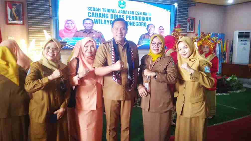 PLt Kacabdindik Bojonegoro Tuban Agus Haryono saat sertijab