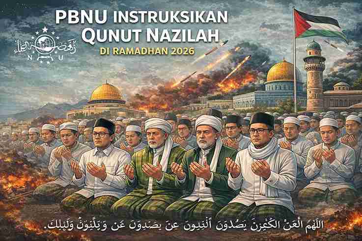 Ilustrasi PBNU instruksikan Qunut Nazilah Ramadhan 2026 untuk konflik Timur Tengah