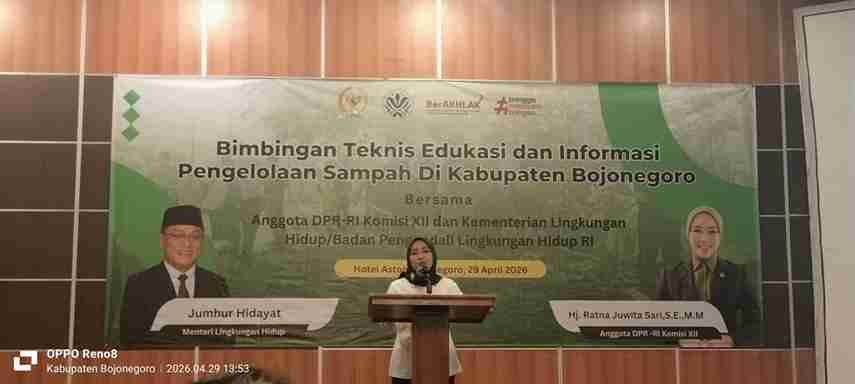 Bimtek pengelolaan sampah di Bojonegoro bersama DPR RI dan peserta perwakilan kecamatan