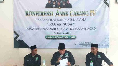 Suasana Konferancab IV Pagar Nusa Kanor Bojonegoro 2026
