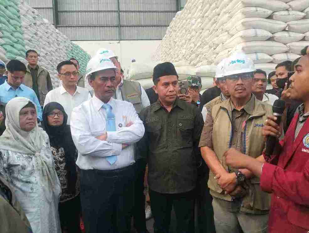 Ansor Jatim dampingi Mentan sidak gudang Bulog Sidoarjo