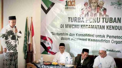 Turba PCNU Tuban di Kenduruan, Jadi Forum Evaluasi dan Silaturahmi Organisasi