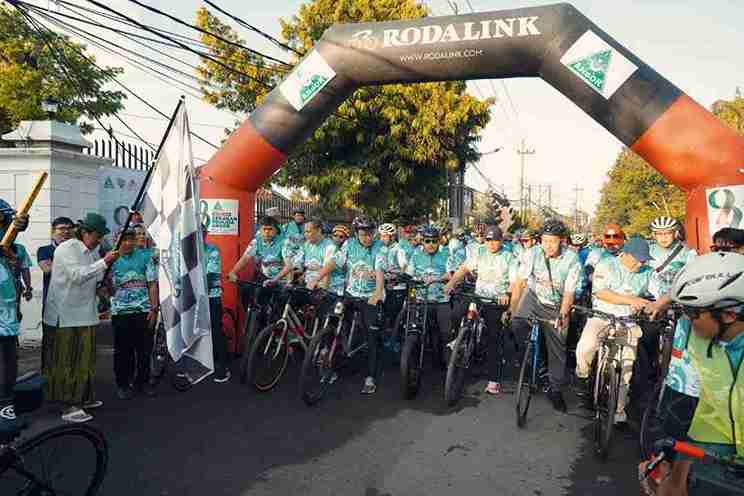 Start gowes Harlah 92 GP Ansor di Bangkalan