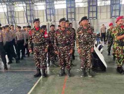 Banser Bojonegoro Hadir Solid, Dukung Apel Sabuk Kamtibmas Polres