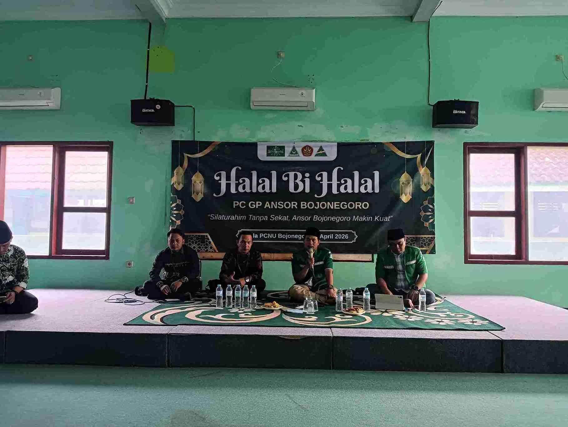 Halal Bihalal GP Ansor Bojonegoro sosialisasi usaha Ecofit dan BPR