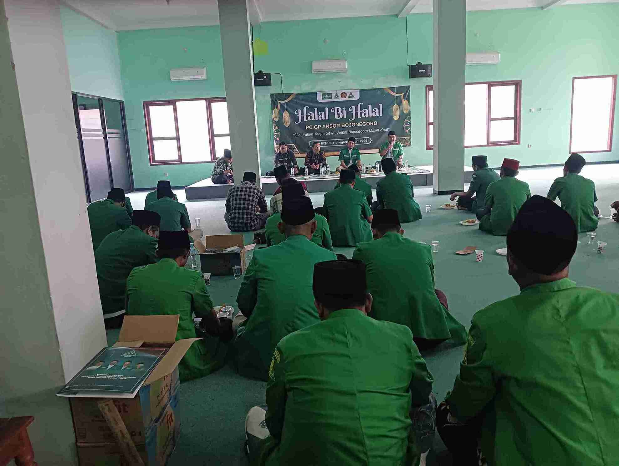 Halal Bihalal GP Ansor Bojonegoro sosialisasi usaha Ecofit dan BPR