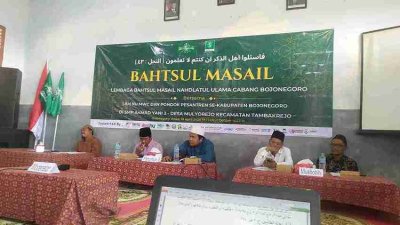 Forum Bahtsul Masail LBM PCNU Bojonegoro di Tambakrejo bahas hutang mayit
