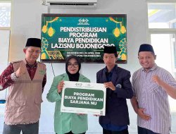LAZISNU Bojonegoro Salurkan Bantuan Pendidikan Sarjana NU kepada 20 Mahasiswa