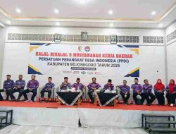 PPDI Bojonegoro Gelar Halal Bihalal dan Muskerda, Momentum Penguatan Organisasi dan Perjuangan Kesejahteraan Perangkat Desa