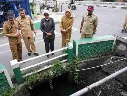 Sidak Wabup Ungkap Banjir Kota Bojonegoro Tidak Hanya Karena Intensitas Hujan Tinggi