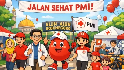 Peringati Hari Palang Merah Sedunia, PMI Bojonegoro Rencanakan Gelar Jalan Sehat