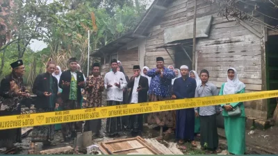MWCNU Dander dan Banomnya Kompak Bangunkan Rumah untuk Munari