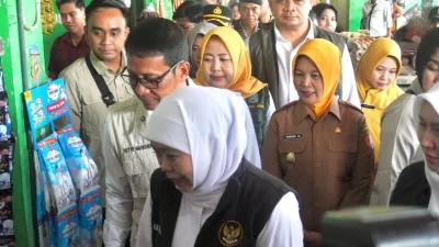 Gubernur Khofifah Sidak Pasar Banjarejo, Harga Bapok Jelang Idul Adha Relatif Stabil