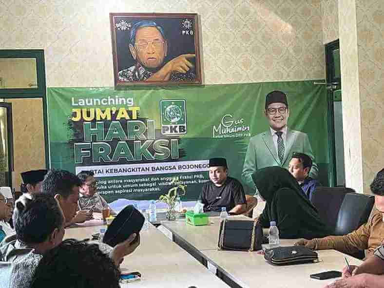 Pertemuan IPNU Bojonegoro dengan Fraksi PKB bahas beasiswa