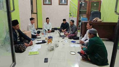 Awali Khidmah di Awal Periode, Lazisnu Temayang Gelar Koordinasi dan Kirim Doa