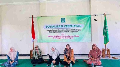 Sosialisasi Kesehatan Fatayat NU Bojonegoro Dorong Kader Cerdas Gunakan Obat