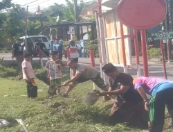 RT 07 dan RT 08 Sumbertlaseh Gelar Kerja Bakti Demi Lingkungan Sehat