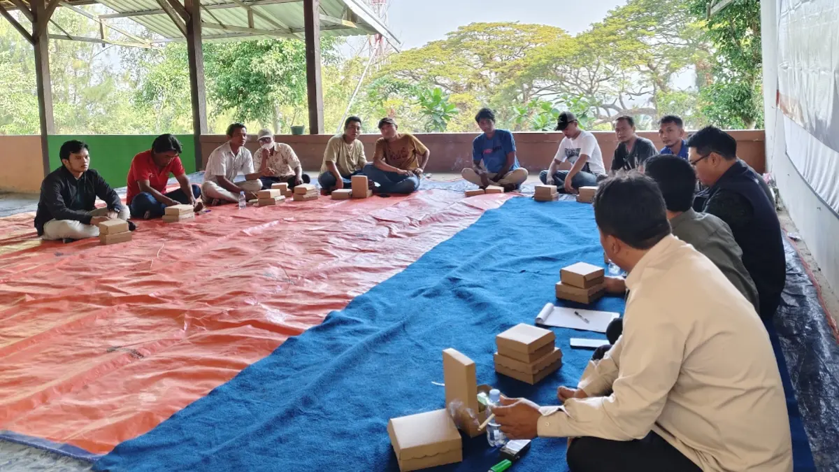 Sosialisasi Program SATERA oleh Pertamina EP Cepu Field Zona 11 dan IDFoS Indonesia di Desa Banyu Urip, Kecamatan Senori, Kabupaten Tuban.