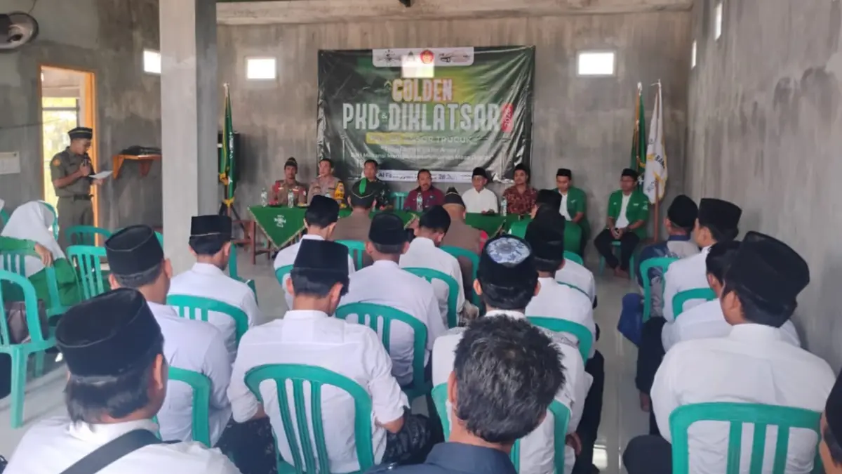 Pembukaan Golden PKD dan Diklatsar Banser PAC GP Ansor Trucuk di YPI Al Fauziyah Desa Mori Bojonegoro.
