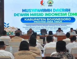 Musda DMI Bojonegoro Perkuat Sinergi Pemkab dan Takmir Masjid