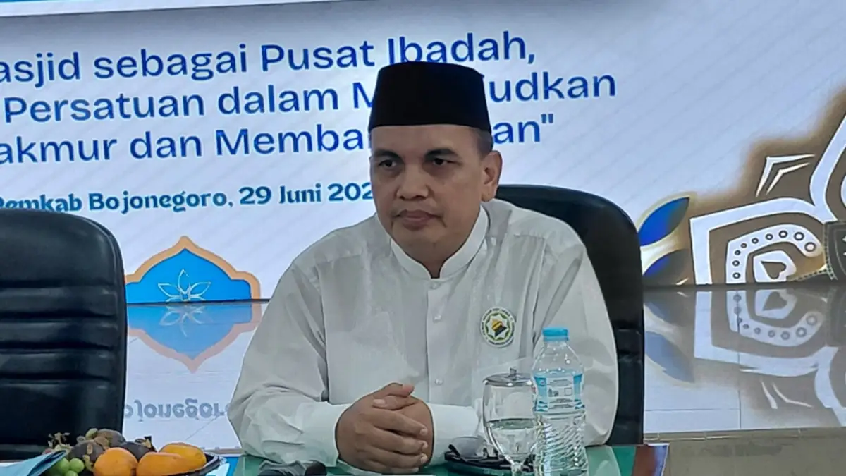 KH. Ali Musthofa terpilih sebagai Ketua DMI Kabupaten Bojonegoro periode 2026–2031 dalam Musda DMI Bojonegoro.