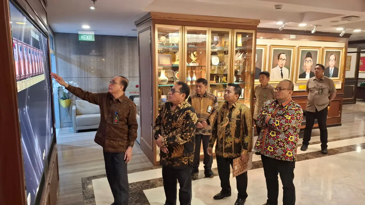 Ketua MA Prof. Dr. Sunarto menerima audiensi Pengurus SMSI terkait program pelatihan mediator untuk mengurangi penumpukan perkara.