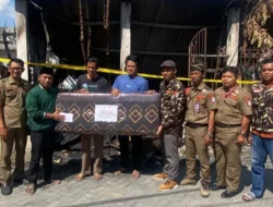 Ansor dan Banser Bojonegoro Salurkan Bantuan Hasil Donasi untuk Anggota Korban Kebakaran