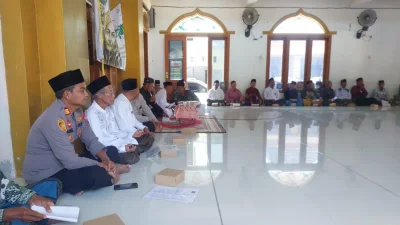 Hadiri Naharul Ijtima MWCNU, Kapolsek Gayam Ajak Bersinergi Cegah Judi Online